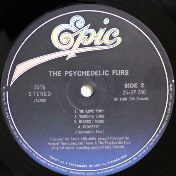 The Psychedelic Furs : The Psychedelic Furs (LP, Album, Gre)