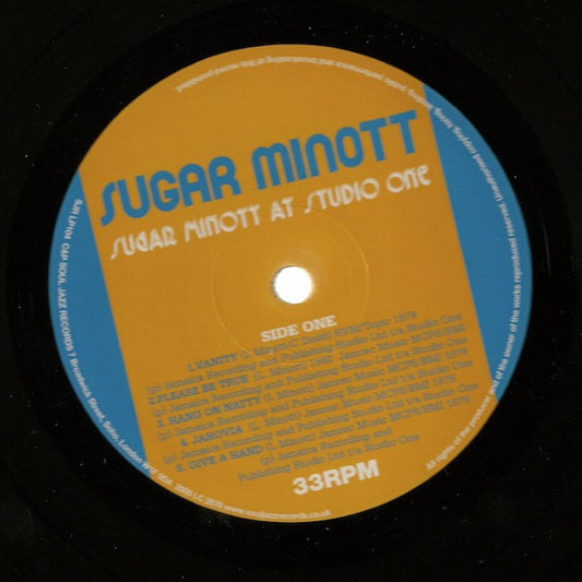 Sugar Minott : Sugar Minott At Studio One (2xLP, Comp)
