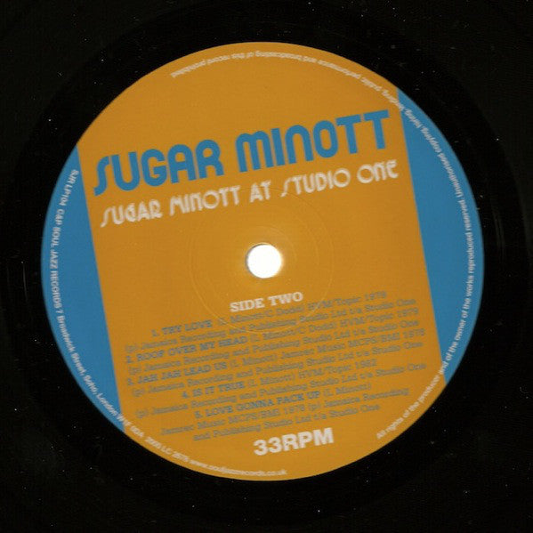 Sugar Minott : Sugar Minott At Studio One (2xLP, Comp)