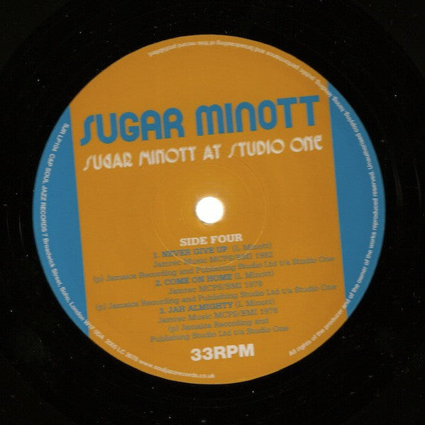 Sugar Minott : Sugar Minott At Studio One (2xLP, Comp)