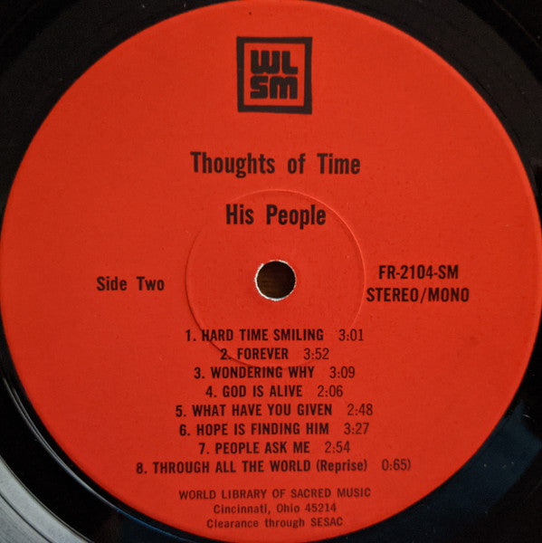 His People : Thoughts Of Time (LP)