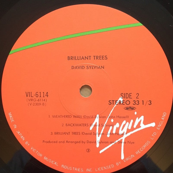 David Sylvian = デヴィッド・シルビアン* : Brilliant Trees (LP, Album)
