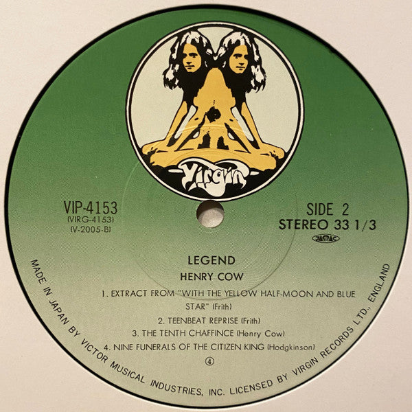 Henry Cow : Legend (LP, Album, RE)