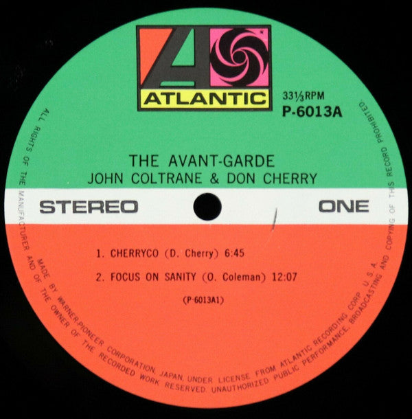 John Coltrane & Don Cherry : The Avant-Garde (LP, Album, RE)