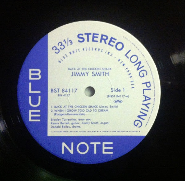 The Incredible Jimmy Smith* : Back At The Chicken Shack (LP, Album, Ltd, RE)