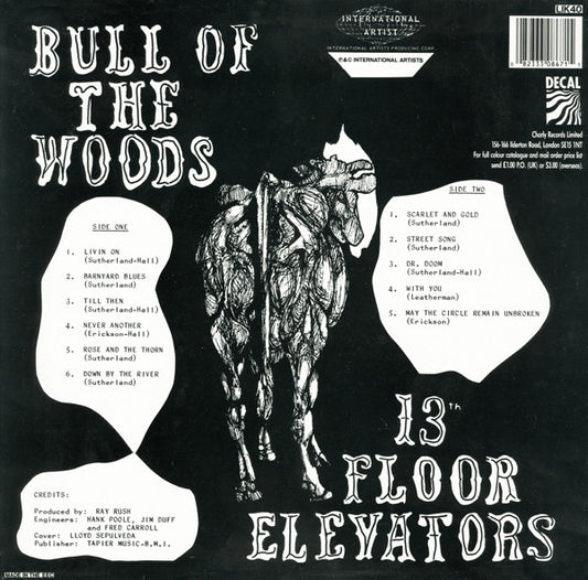 13th Floor Elevators : Bull Of The Woods (LP, Album, RE)