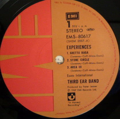 Third Ear Band : Experiences (LP, Comp)