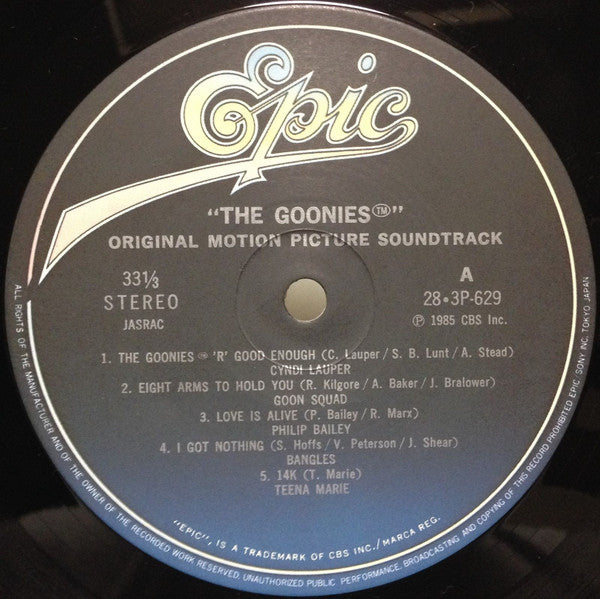 Various : The Goonies (Original Motion Picture Soundtrack) (LP, Comp)