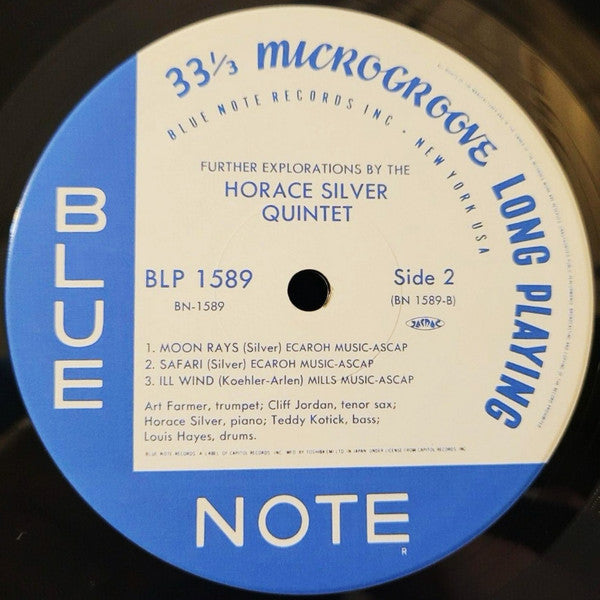 The Horace Silver Quintet : Further Explorations (LP, Album, Mono, Ltd, RE)