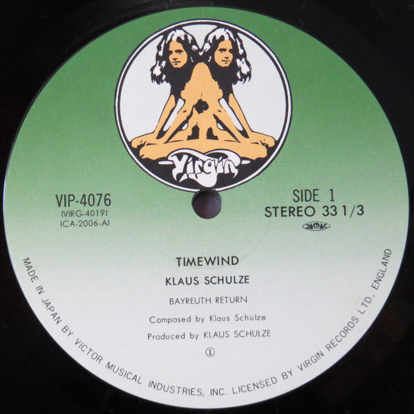 Klaus Schulze : Timewind (LP, Album, RE)