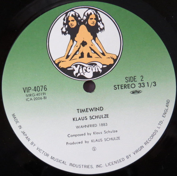 Klaus Schulze : Timewind (LP, Album, RE)