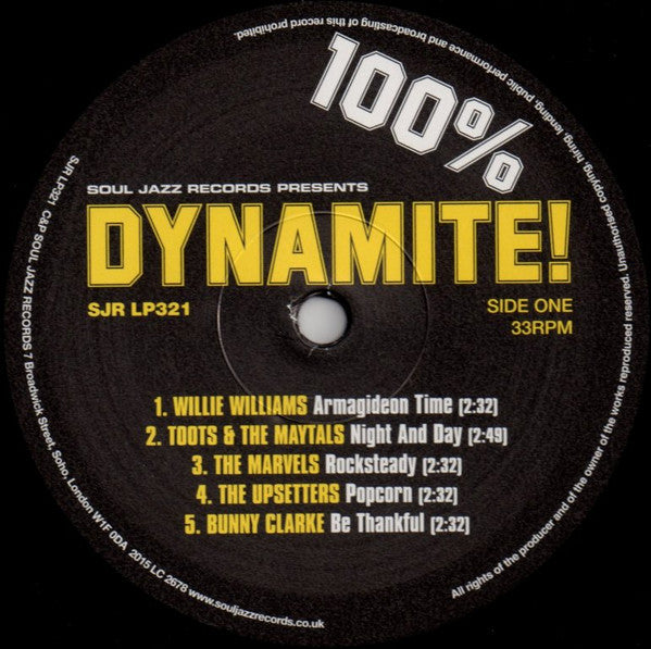 Various : 100% Dynamite! (2xLP, Comp, RM)
