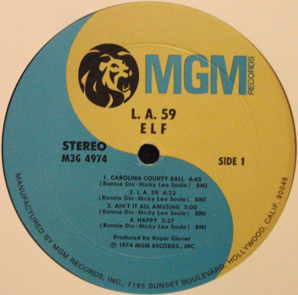 ELF (3) : L.A./59 (LP, Album)