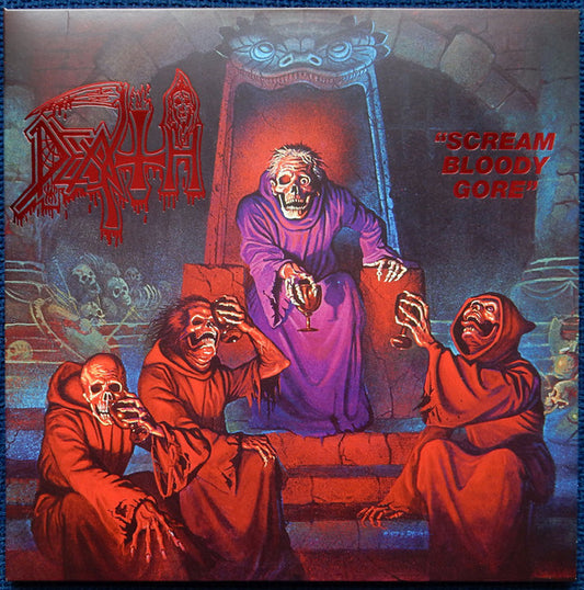 Death (2) : Scream Bloody Gore (LP, Album, RE, RM)