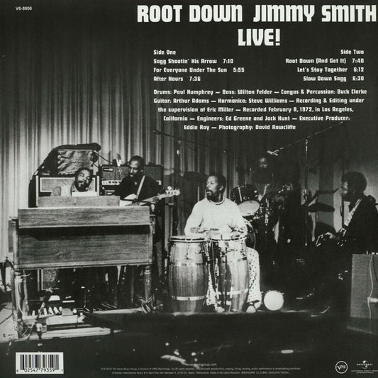 Jimmy Smith : Root Down - Jimmy Smith Live! (LP, Album, RE, 180)