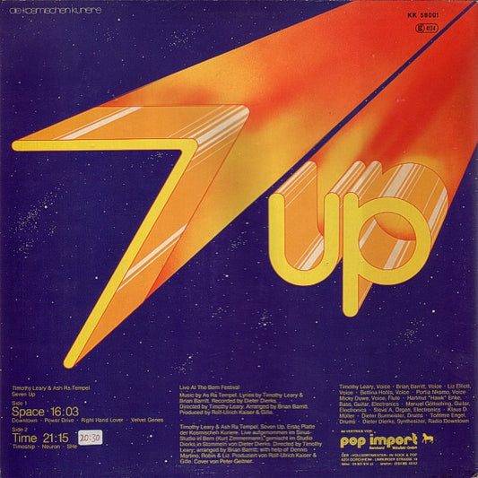 Timothy Leary* & Ash Ra Tempel : Seven Up (LP, Album, RE)