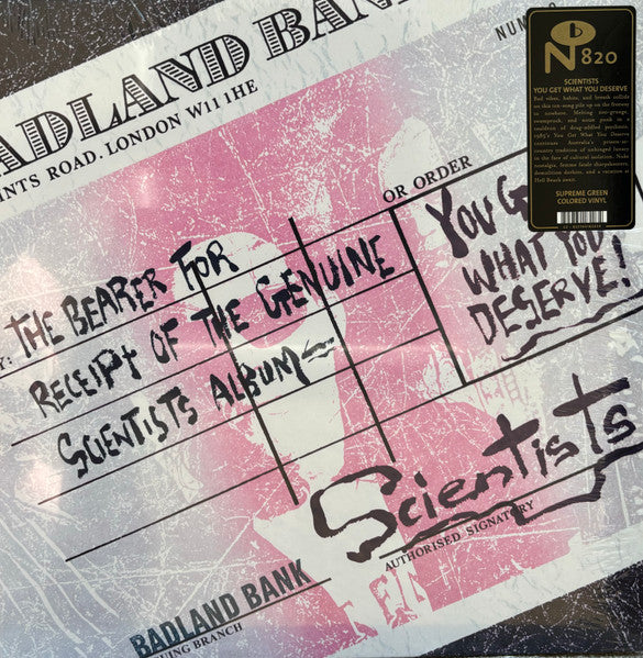 Scientists* - You Get What You Deserve! (LP, Album, RE, Sup)