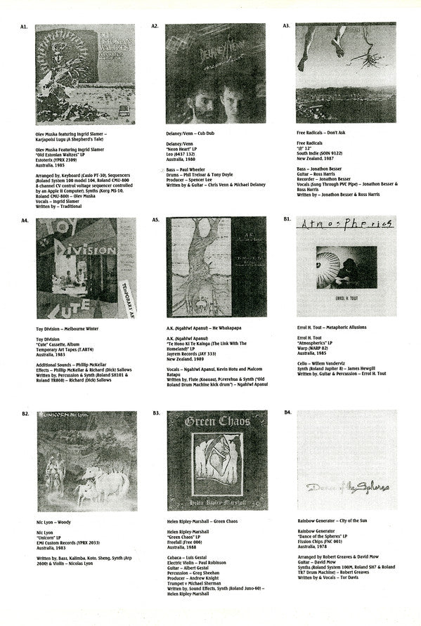 Various : Antipodean Anomalies (LP, Comp)