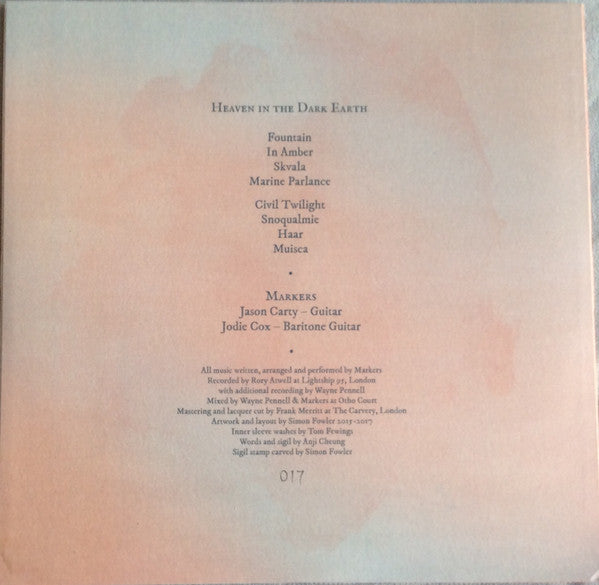 Markers : Heaven In the Dark Earth (LP, Tur)