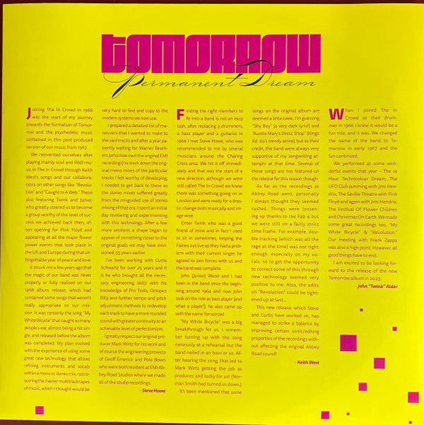 Tomorrow (2) : Permanent Dream (LP, Album)