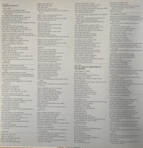 Joni Mitchell : Song To A Seagull (LP, Album, RE, RM)