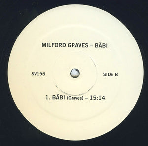 Milford Graves : Bäbi (LP, Album, RE)