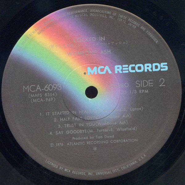 Wishbone Ash : Locked In (LP, Album)