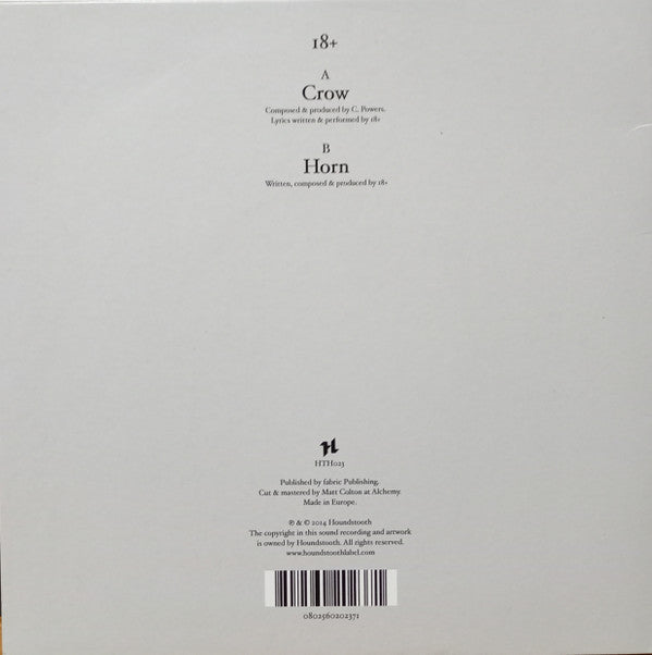 18+ : Crow (7", Ltd, 180)