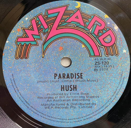 Hush (7) : C'mon We're Taking Over (7", Single)