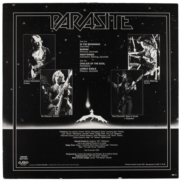 Parasite (5) : Parasite (12", MiniAlbum)