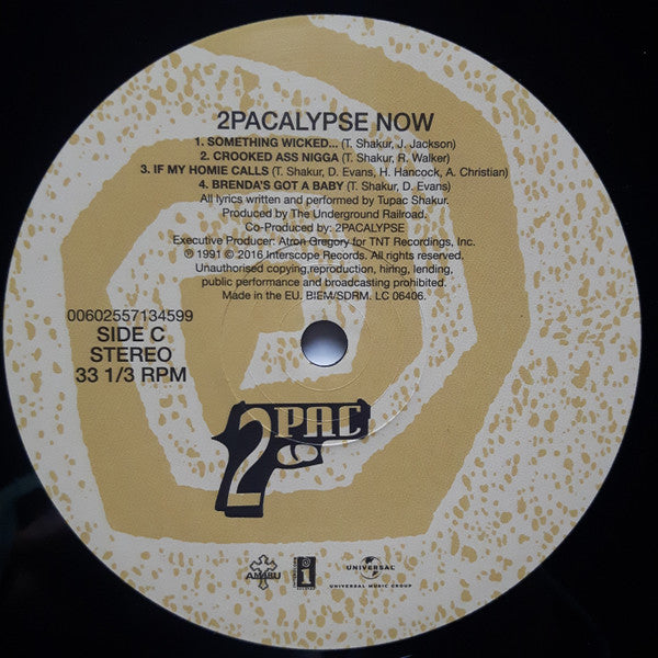 2Pac : 2Pacalypse Now  (2xLP, Album, RE, 180)
