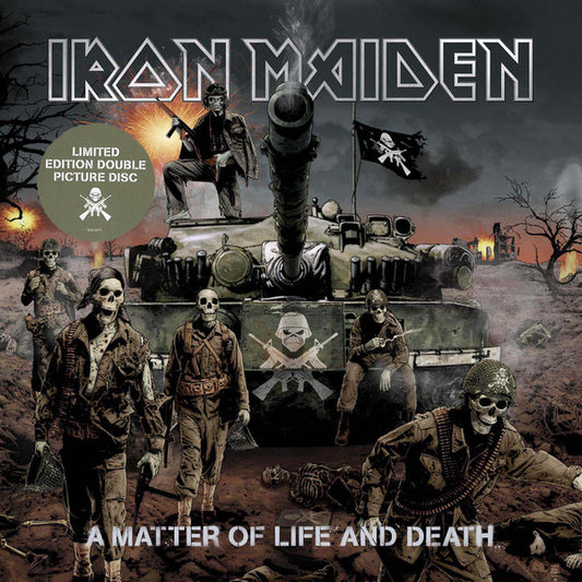 Iron Maiden : A Matter Of Life And Death (2xLP, Album, Ltd, Pic, Gat)