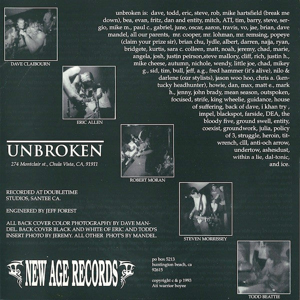 Unbroken : Ritual (LP, Album)