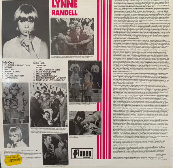 Lynne Randell : Dynamic (LP, Comp)