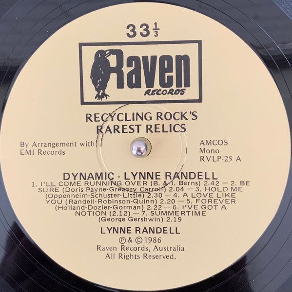 Lynne Randell : Dynamic (LP, Comp)