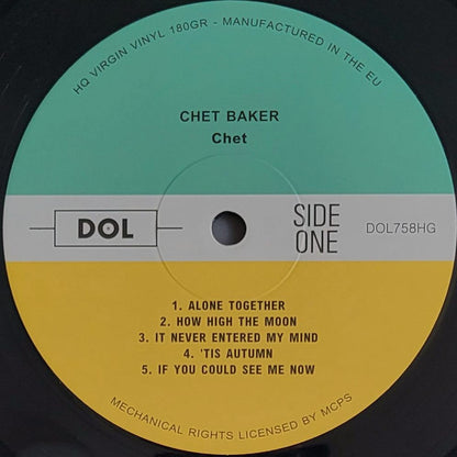 Chet Baker : Chet (LP, Album, Dlx, RE, 180)