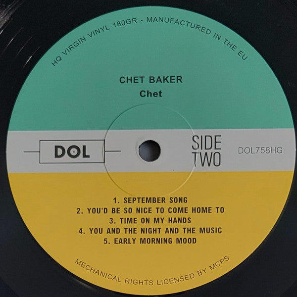 Chet Baker : Chet (LP, Album, Dlx, RE, 180)