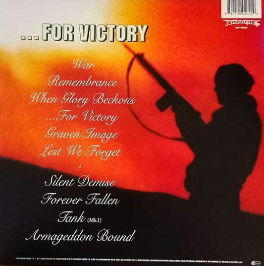 Bolt Thrower : ... For Victory (LP, Album, RE, RM)