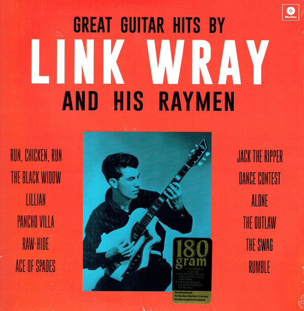 Link Wray And His Ray Men : Great Guitar Hits By Link Wray And His Raymen (LP, Album, Ltd, RE, 180)
