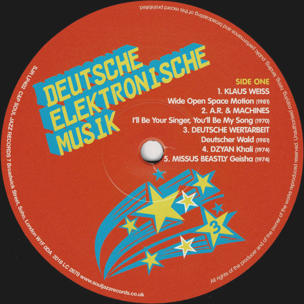 Various : Deutsche Elektronische Musik 3 (Experimental German Rock and Electronic Music 1971-81) (3xLP, Comp)