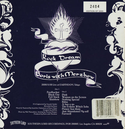 Boris (3) With Merzbow : Rock Dream (2xCD, Album, Ltd, Num)