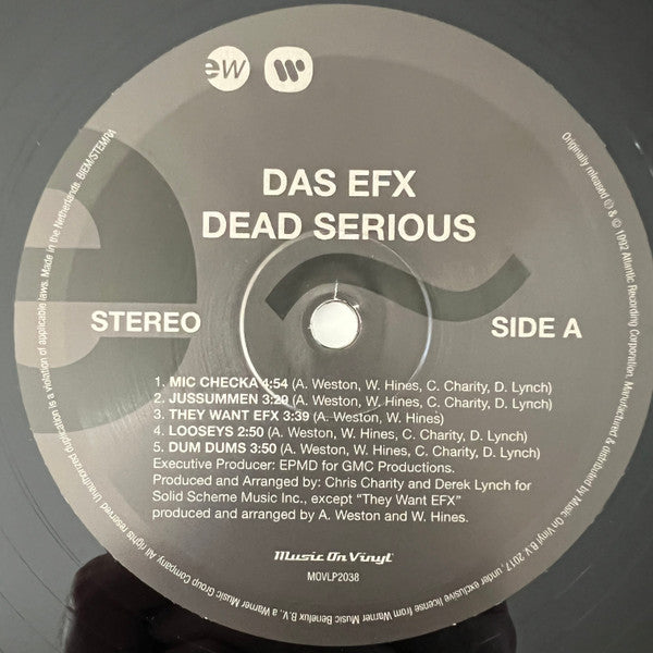 Das EFX : Dead Serious (LP, Album, RE, 180)