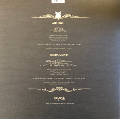 Windhand / Satan's Satyrs : Windhand / Satan's Satyrs (LP, Album, Ltd, Bab)