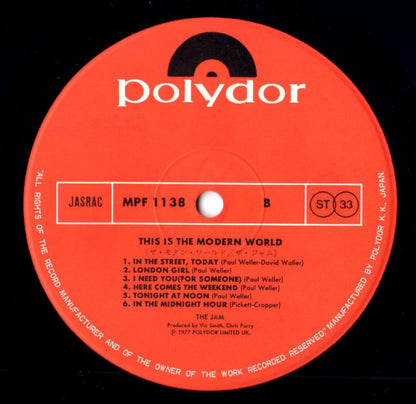The Jam : This Is The Modern World (LP, Album)