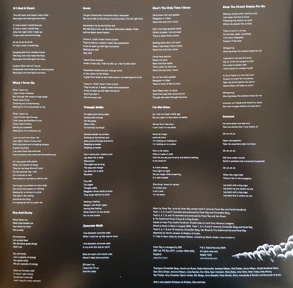Fever Ray : Fever Ray (LP, Album, RE)