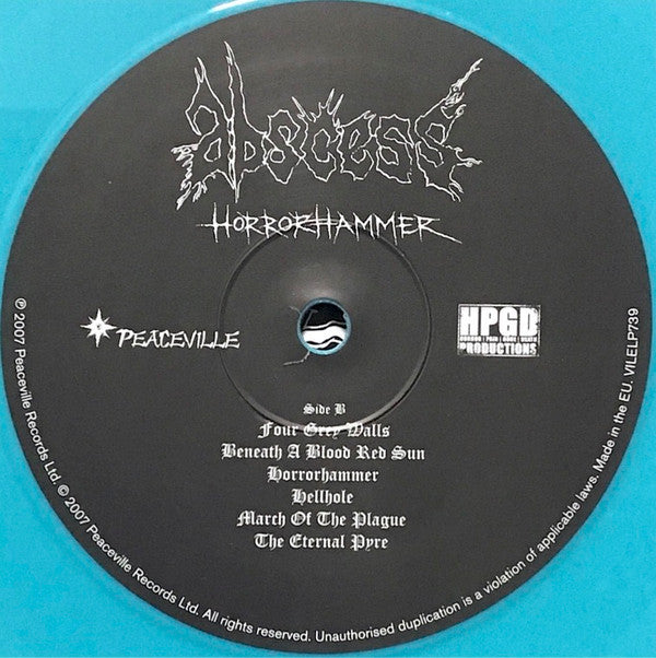 Abscess (2) : Horrorhammer (LP, Album, Ltd, Blu)