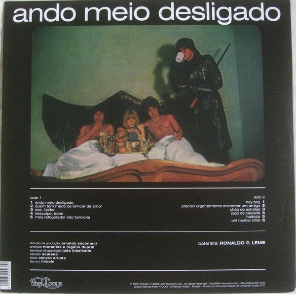 Os Mutantes : A Divina Comédia Ou Ando Meio Desligado (LP, Album, RE)