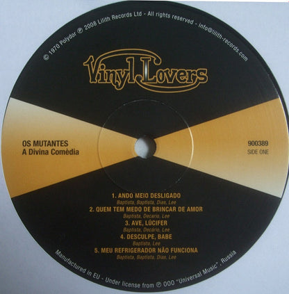 Mutantes* : A Divina Comédia Ou Ando Meio Desligado (LP, Album, RE)