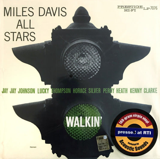 Miles Davis All Stars : Walkin' (LP, Album, Mono, RE, RP, RTI)