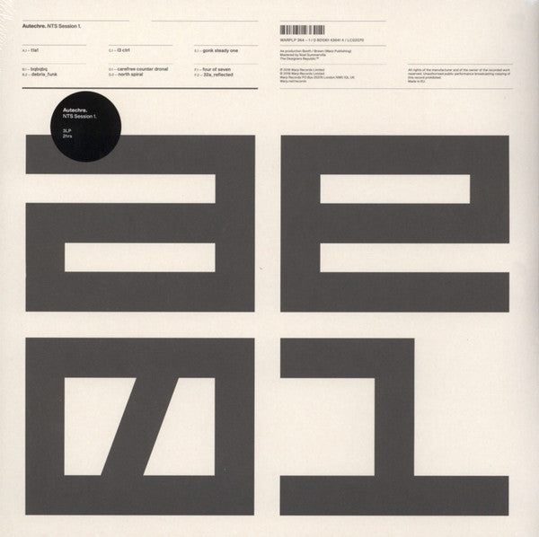 Autechre : NTS Session 1 (3xLP)